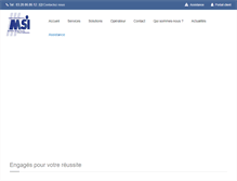 Tablet Screenshot of msi-nord.fr